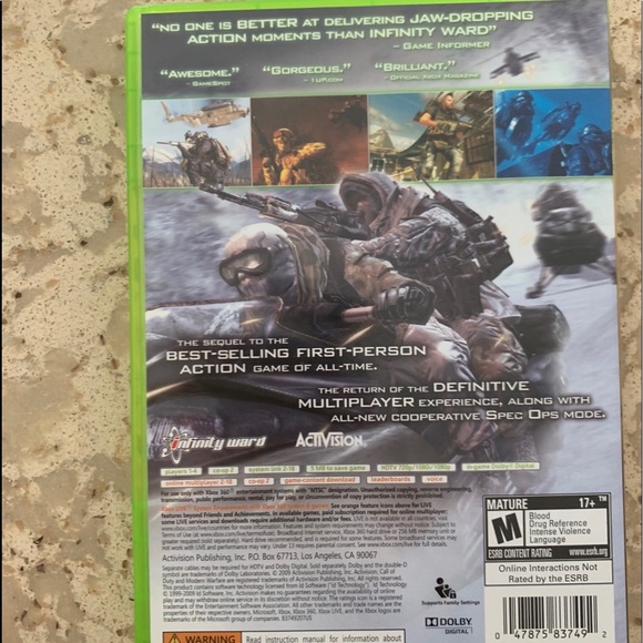 Xbox 360 Call of duty modern warfare 2 - Picture 2 of 2
